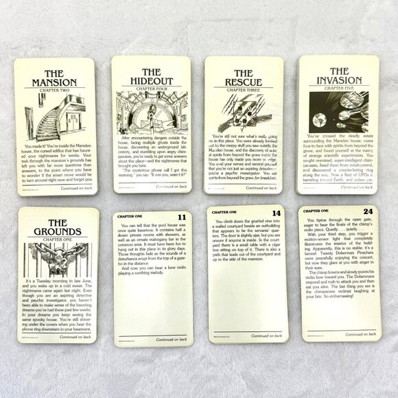 Choose Your Own Adventure House of Danger Card Game 2018 Z 100% Complete - Picture 2 of 9